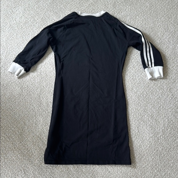 Adidas Black and White Bodycon Athletic Dress - Picture 6 of 6